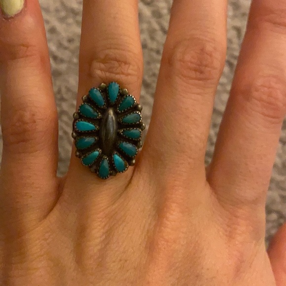 Native American Turquoise Ring - Picture 3 of 3